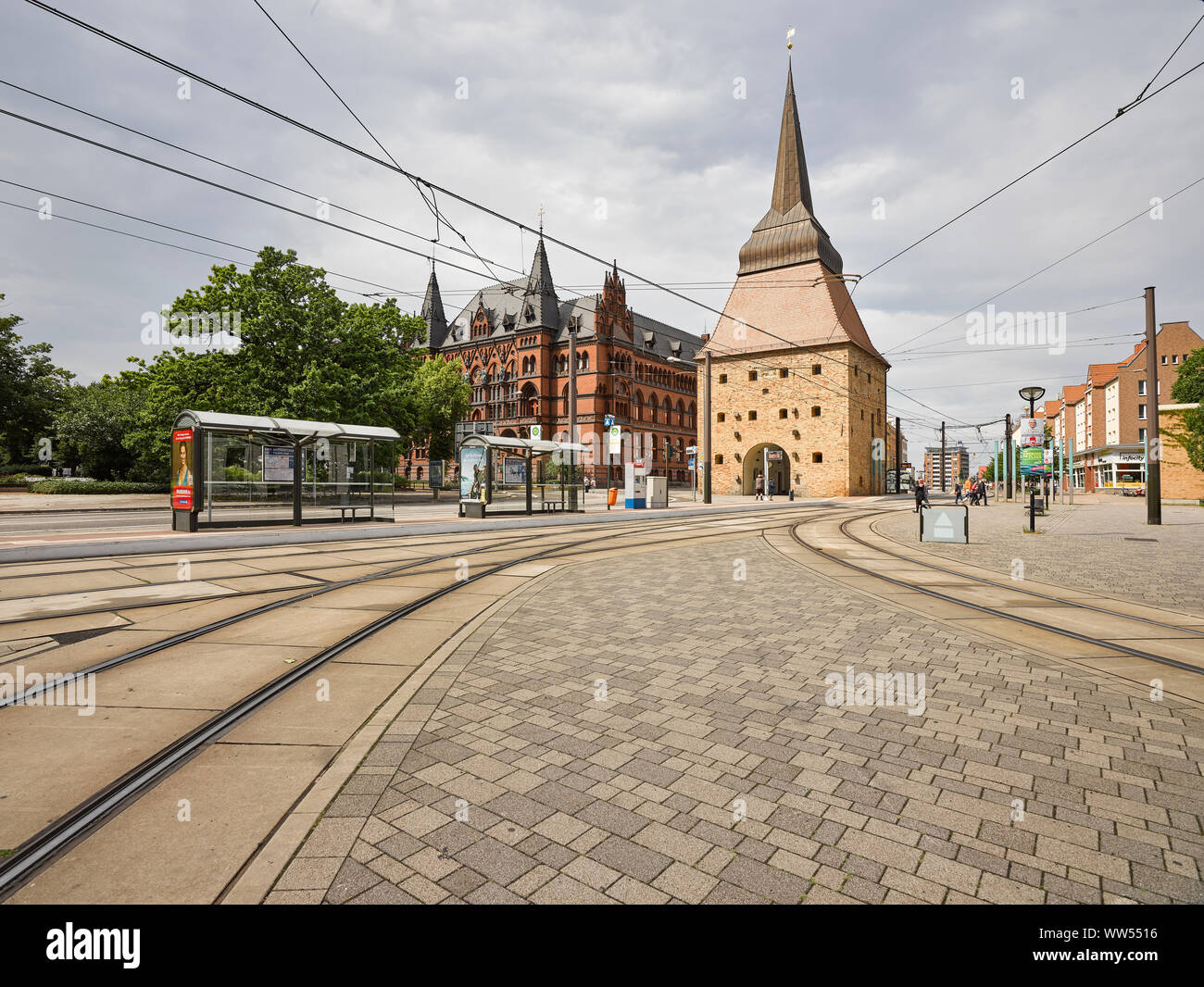 Stone Gate Rostock Steintor gate rostock germany -Fotos und -Bildmaterial in hoher ...
