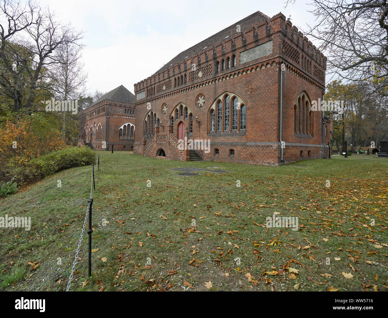 Berlin, Museum Wasserwerk, roter Klinker Gebäude Stockfoto