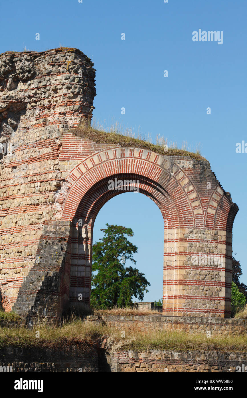 Römisch-Kaiserlichen Bäder, Trier, Rheinland-Pfalz, Deutschland, Europa Stockfoto