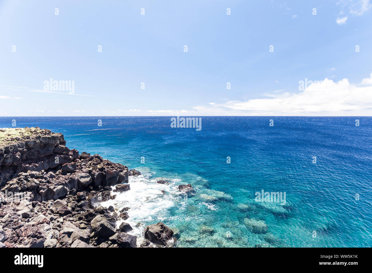 Küstenlandschaft, Big Island, Hawaii, USA Stockfoto