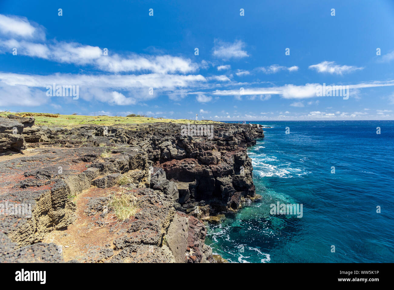 Küstenlandschaft, Big Island, Hawaii, USA Stockfoto