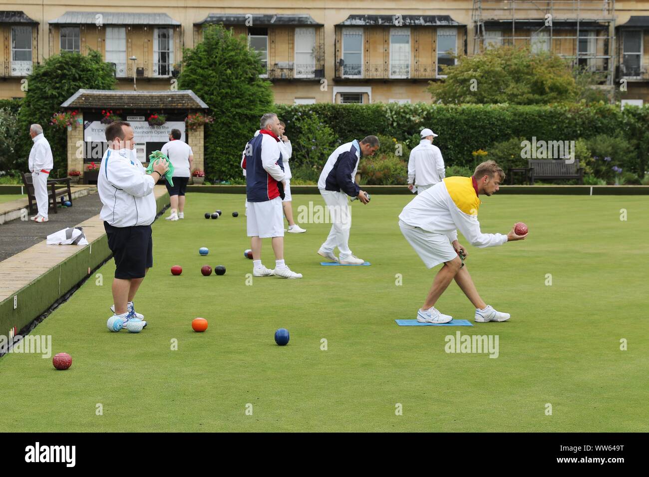 Cheltenham Bowling Club Stockfoto