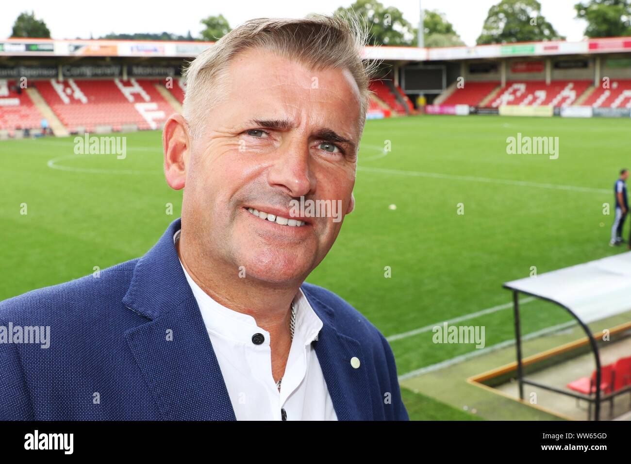 Cheltenham Town FC-Vorsitzende Andy Wilcox - 20 Juli 2019) - Abbildung von Antony Thompson - tausend Wort Medien, KEIN VERKAUF, keine SYNDICATION. Kontakt für Mo Stockfoto