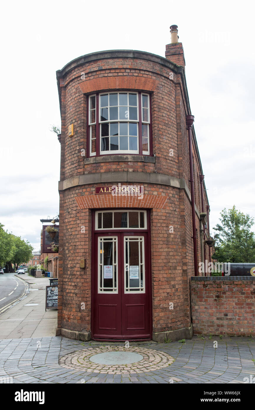 Ein traditionelles englisches Pub in Derby Stockfoto