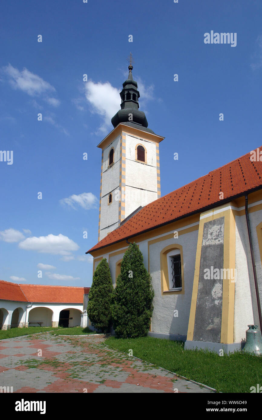 Kirche der Heiligen Drei Könige in Komin, Kroatien Stockfoto