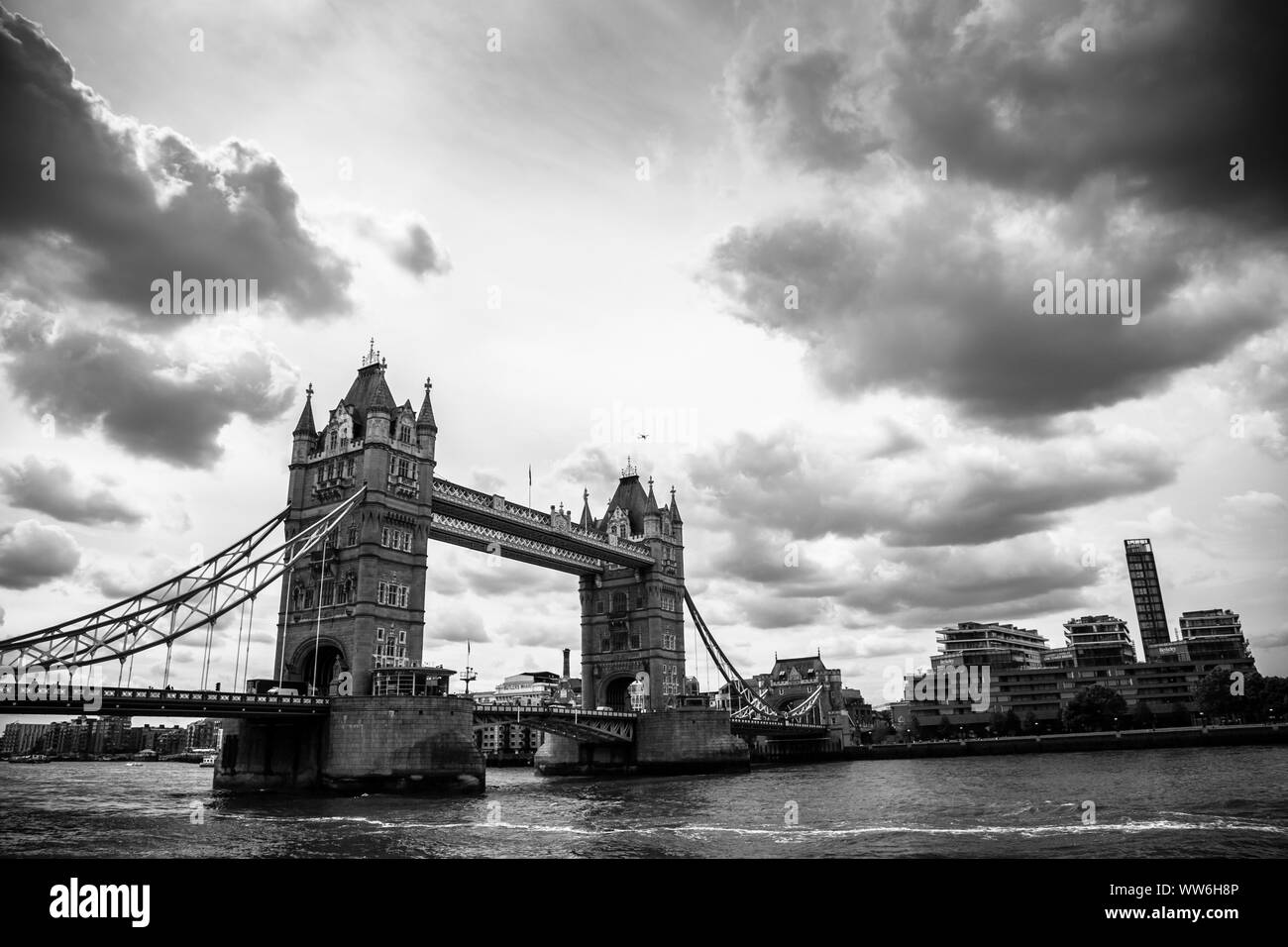 Tower Bridge, die Themse, London Stockfoto