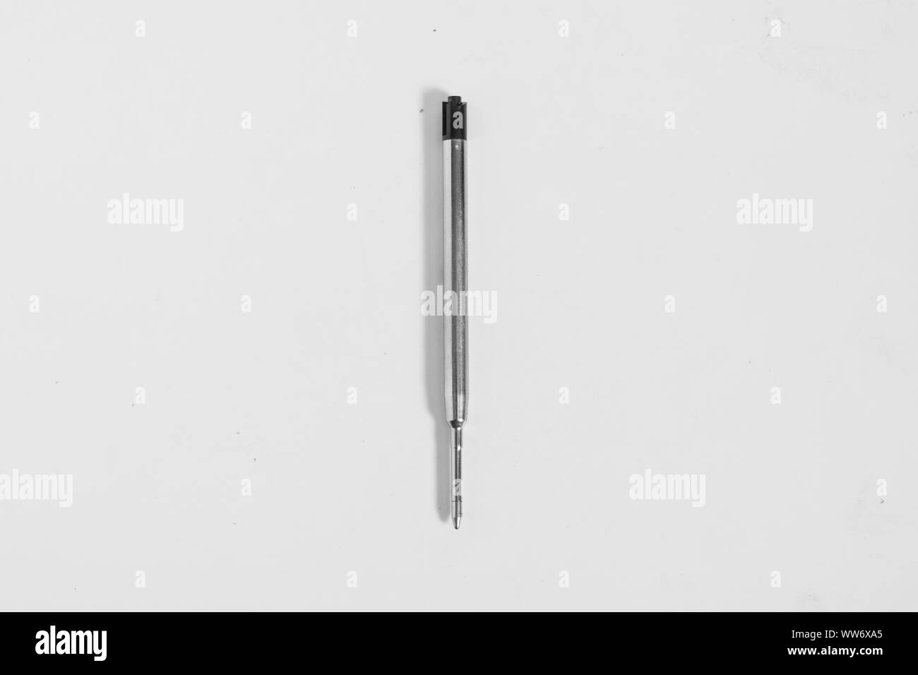 Pen refill auf weißem Hintergrund isoliert Stockfoto