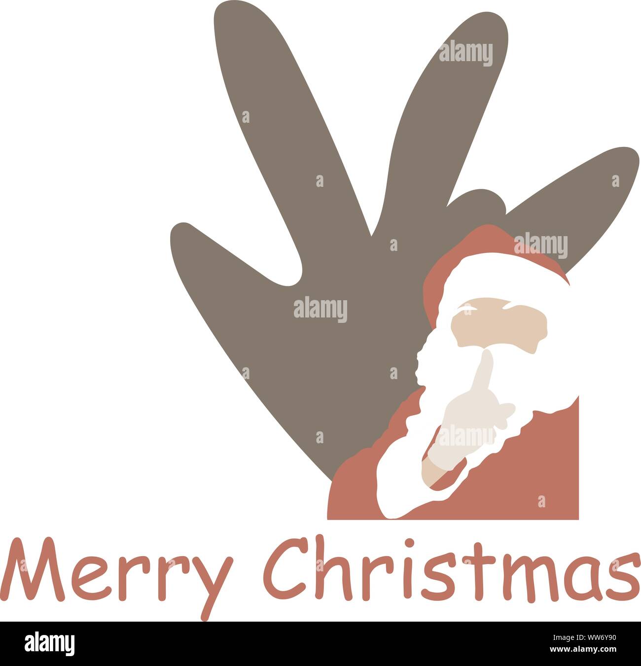 Cute cartoon Weihnachten Ratte maus Weihnachtskarte. Aquarell Hand gezeichnet Tier Abbildung. Neues Jahr 2020 urlaub Zeichnung. Bunte lustige Ratten Holz Stock Vektor