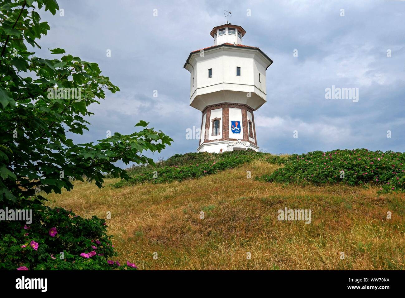 Alte Wasserturm, Insel Langeoog, Ostfriesische Inseln, Niedersachsen, Deutschland Stockfoto