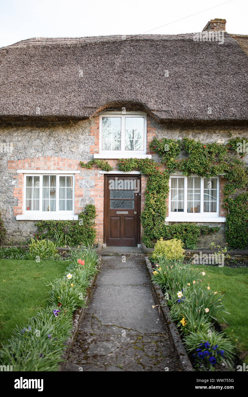 Besondere Architektur in Adare, Irland Stockfoto