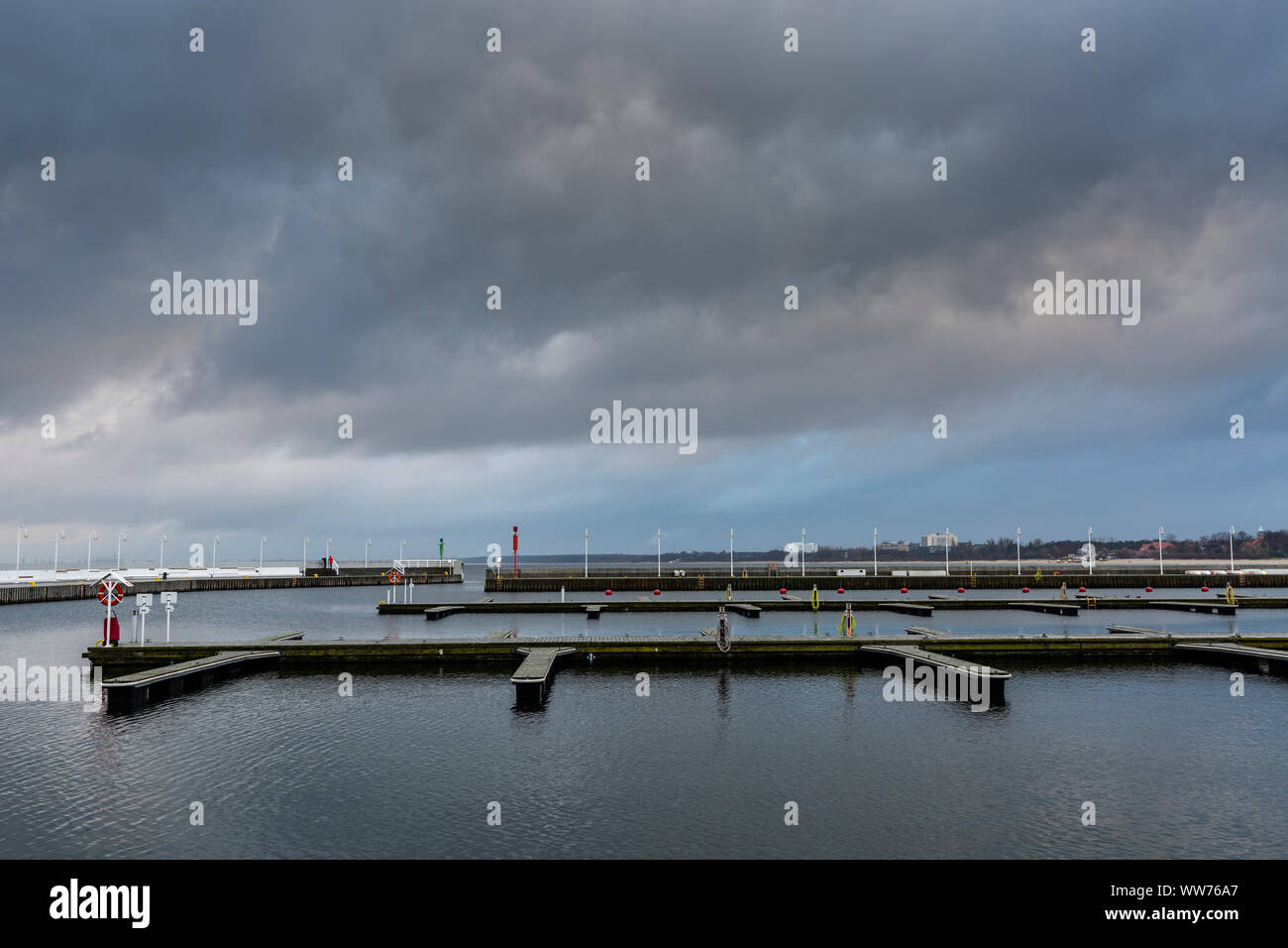 Europa, Polen, Pommern, Sopot/Zoppot Pier Stockfoto