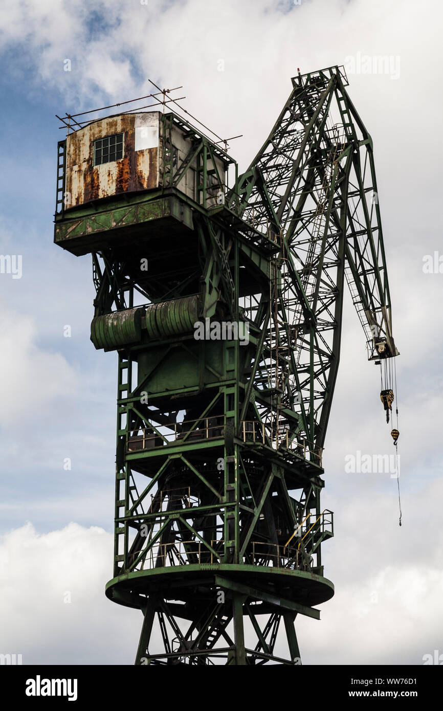 Europa, Polen, Pommern, Gdansk/Danzig, Danziger Werft Stockfoto