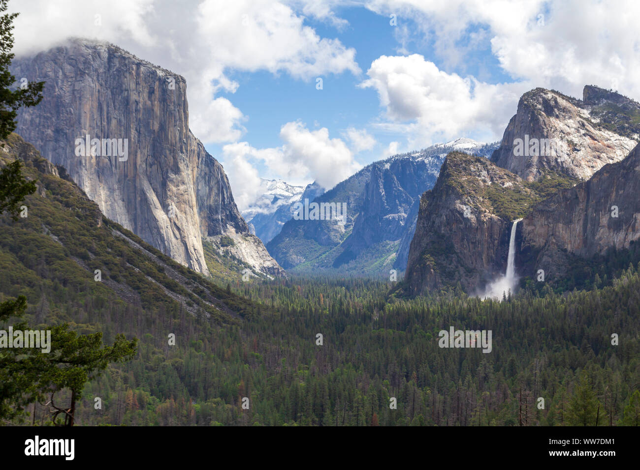 Tunnel in Yosemite National Park, United States Stockfoto