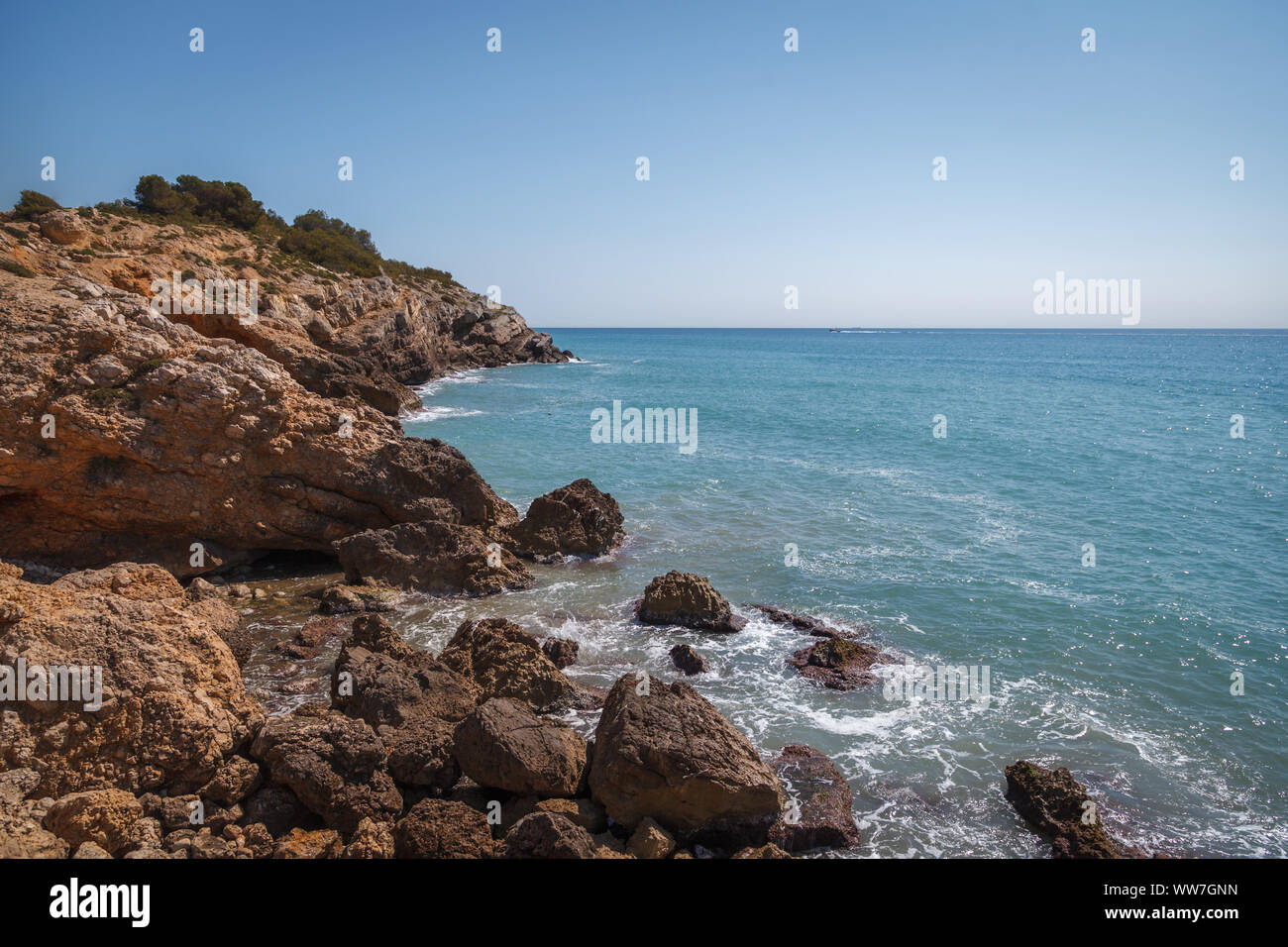 Mittelmeer, Spanien, Europa Stockfoto