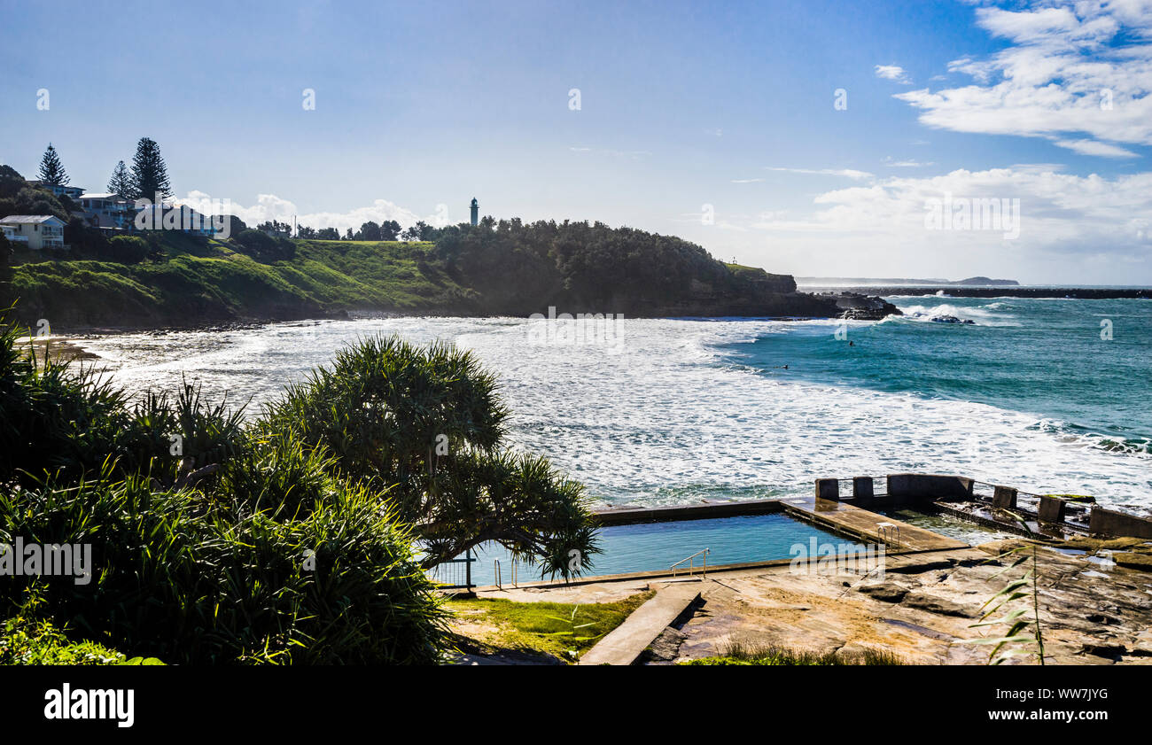 Pool am Strand, Yamba Yamba, nördlichen Flüsse region, New South Wales, Australien Stockfoto