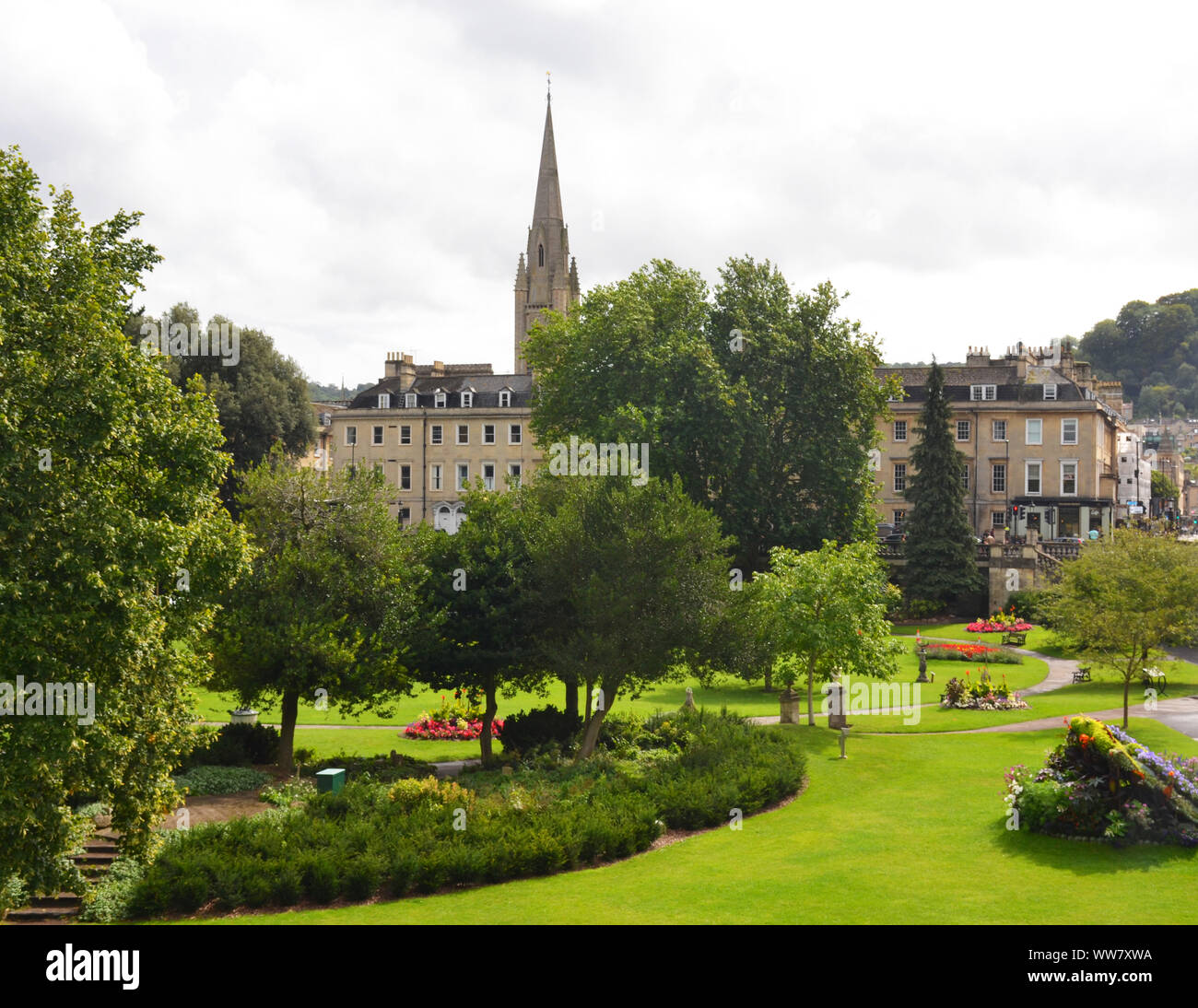 Parade Garten in Bath, Somerset, Großbritannien Stockfoto