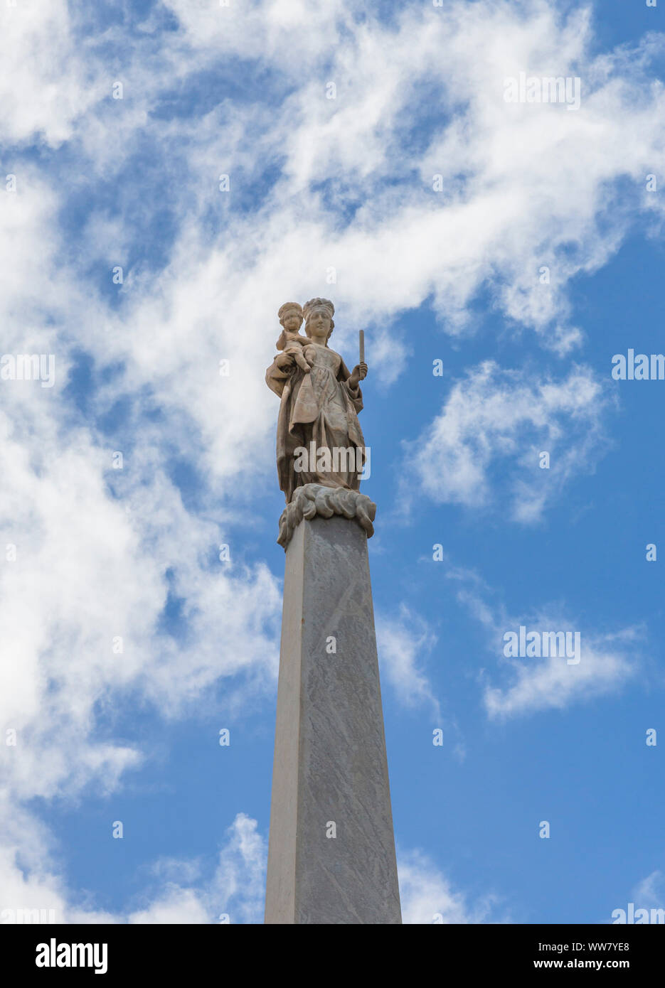 Triunfo de Candelaria, Denkmal für die Insel Patronin, Santa Cruz de Tenerife, Teneriffa, Kanarische Inseln, Spanien, Europa Stockfoto