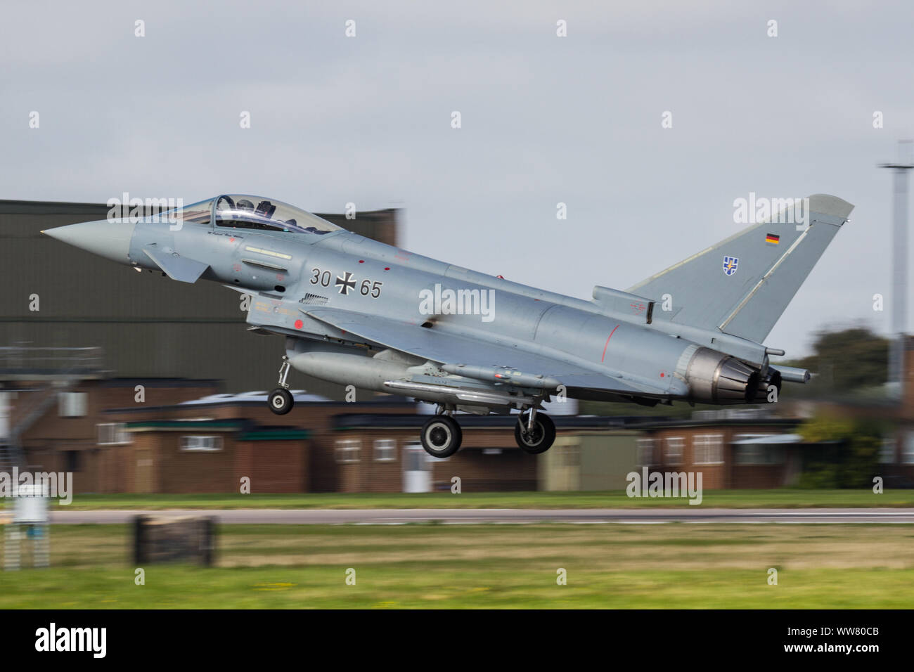 Deutsche Luftwaffe Eurofighter EF 2000 Typhoon Stockfoto