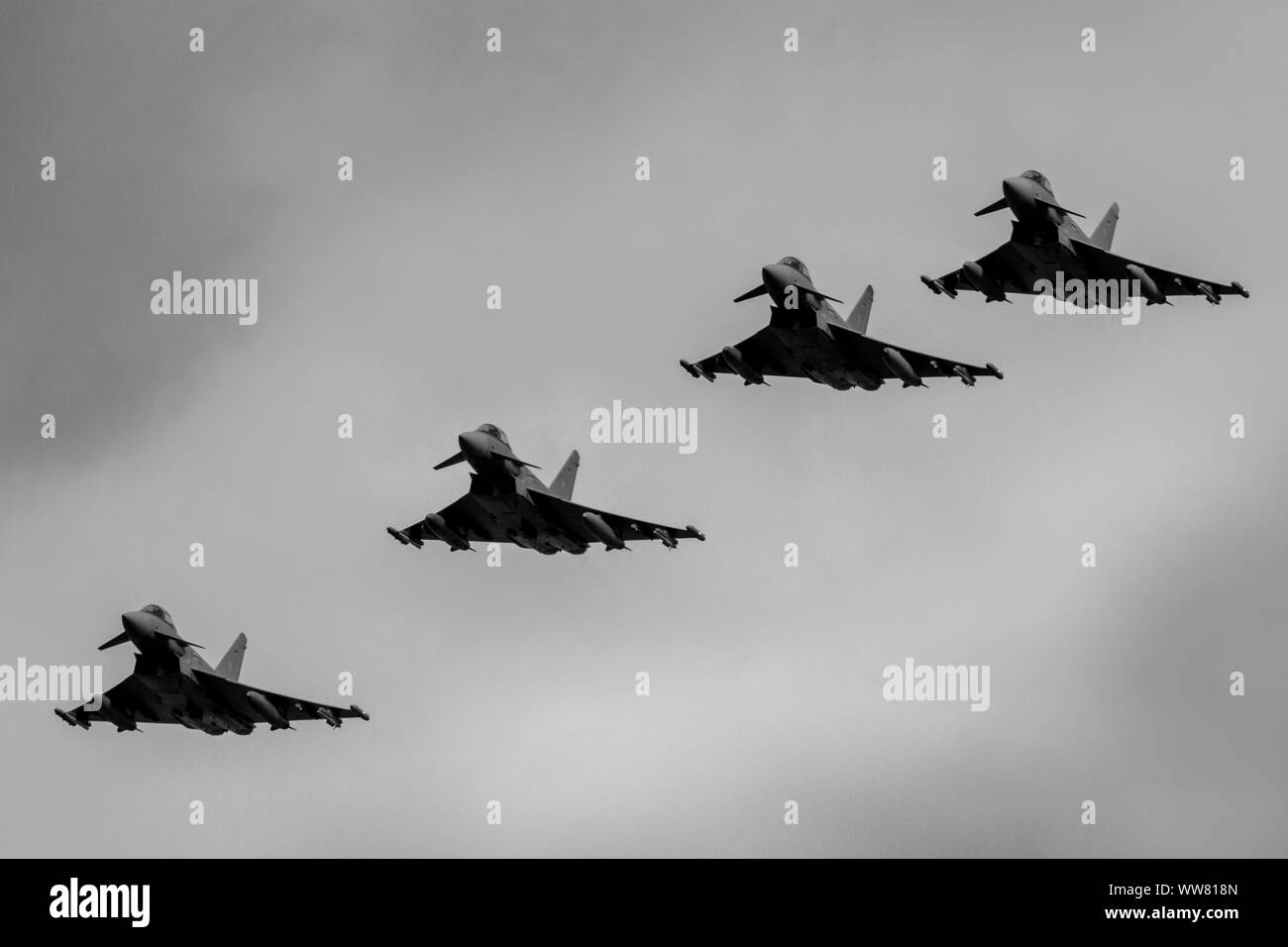 Deutsche Luftwaffe Eurofighter EF 2000 Typhoon's Stockfoto