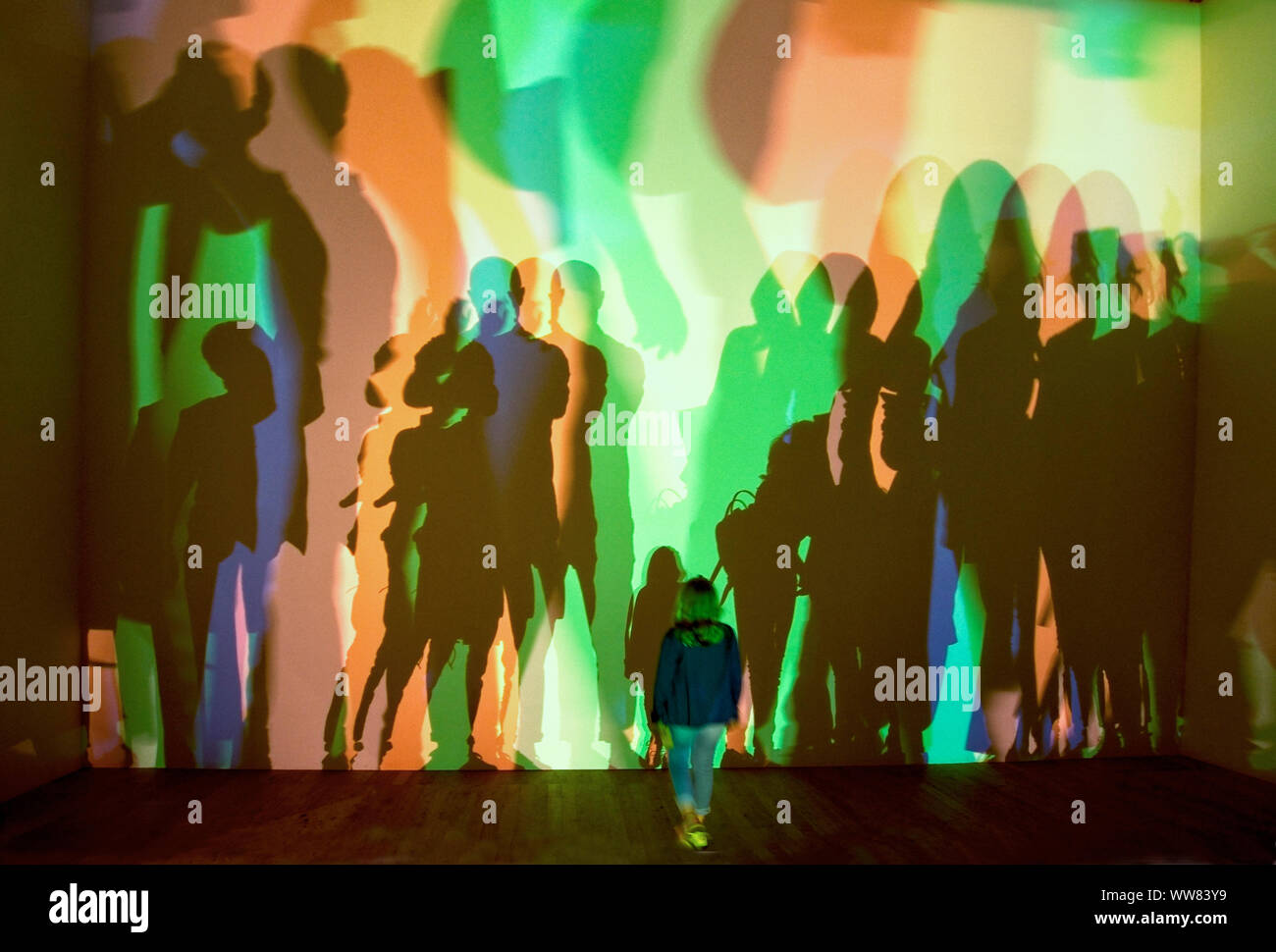 Ausstellung von Olafur Eliasson "im wirklichen Leben" Stockfoto