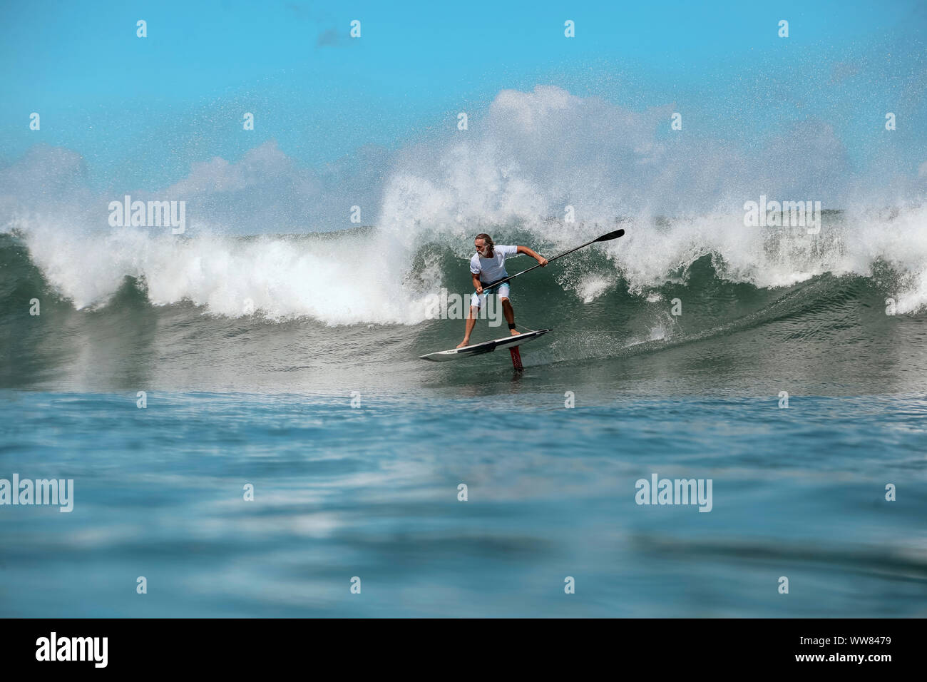 Reifen Folie surfer Stockfoto
