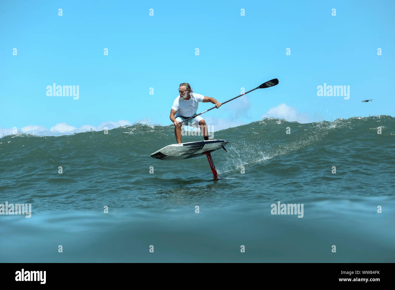 Reifen Folie surfer Stockfoto