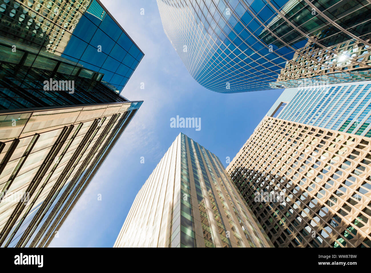 Frankreich, Paris, La Dekor fense, Büro Stadt, Wolkenkratzer, Bürogebäude s Stockfoto