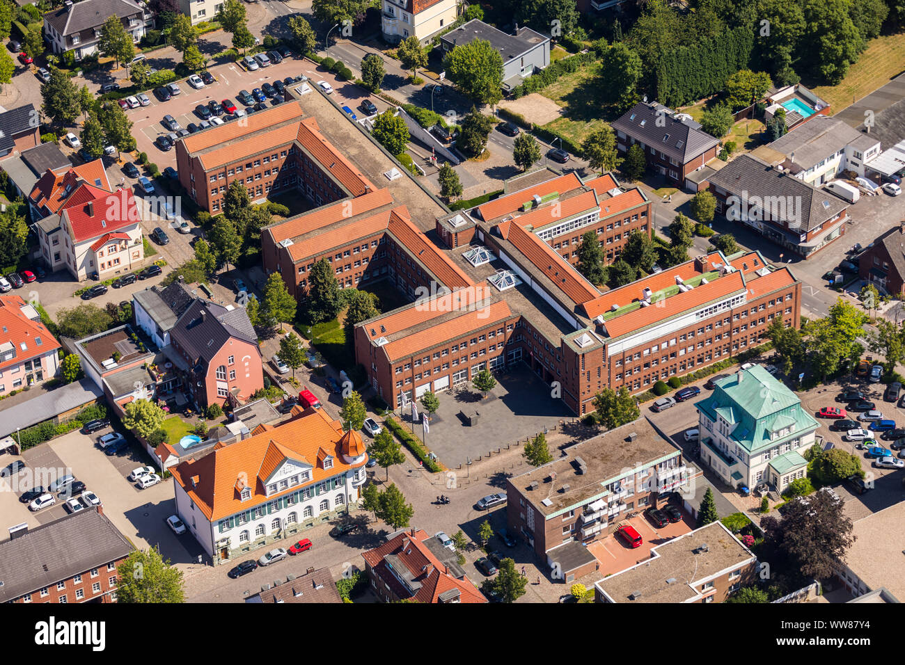 Arbeitsamt Ahlen, Agentur für Arbeit Ahlen, Bismarckstraße, Ahlen, Ruhrgebiet, Nordrhein-Westfalen, Deutschland Stockfoto