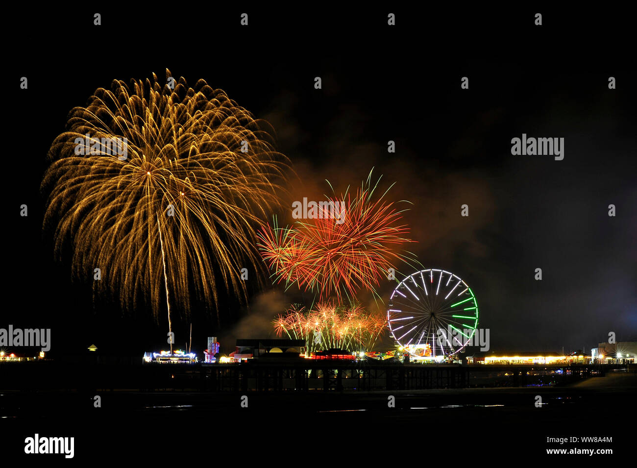 Welt Feuerwerk Meisterschaften in Blackpool 2019 Stockfoto