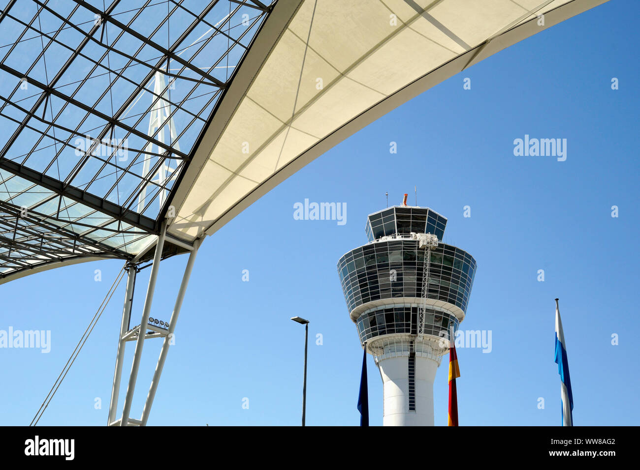 Deutschland, Bayern, München, Flughafen München, Airport Center ...