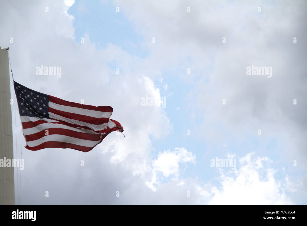 US-Flagge Stockfoto