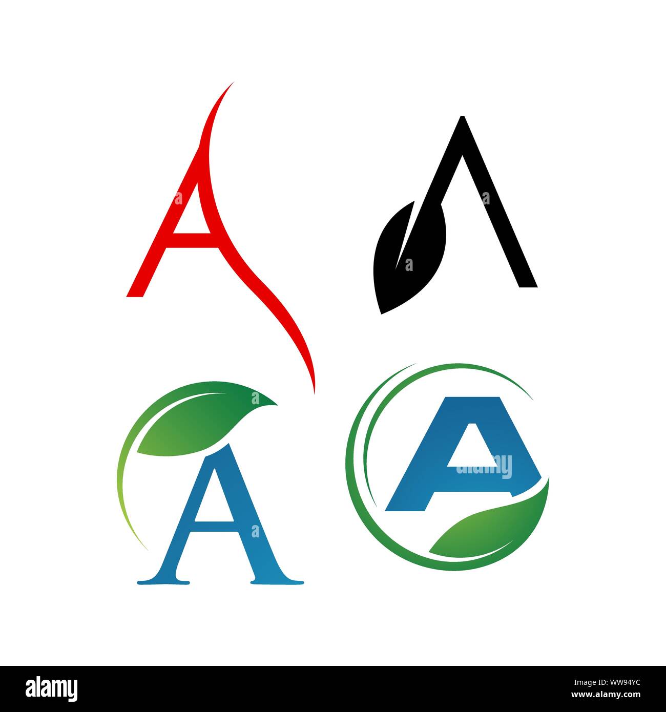 Schreiben eines Logos eine moderne Dreieck logo Vektor Inspirationen Stock Vektor