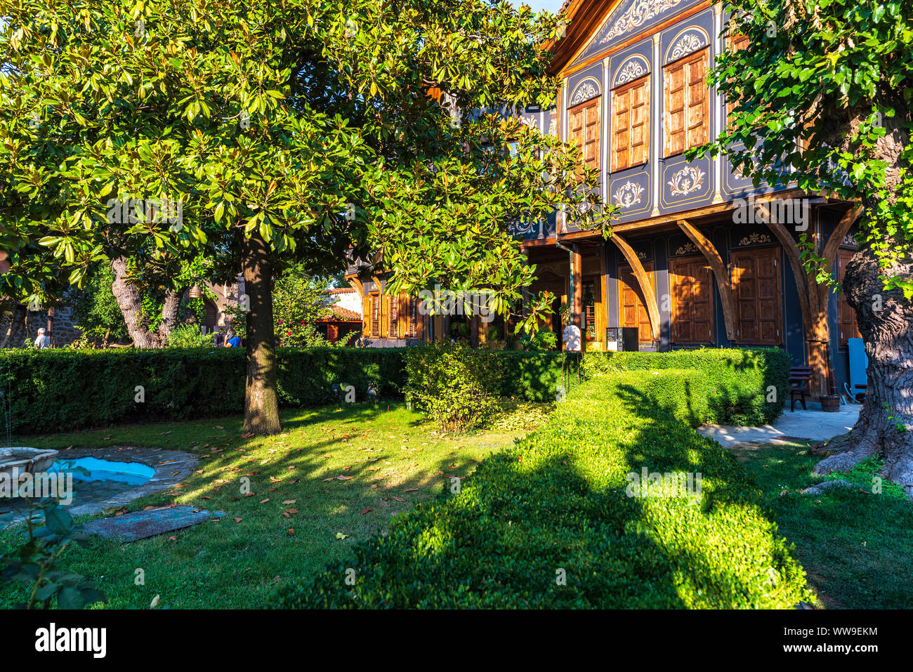 Regionale Ethnographische Museum in der Altstadt von Plovdiv, Bulgarien Stockfoto