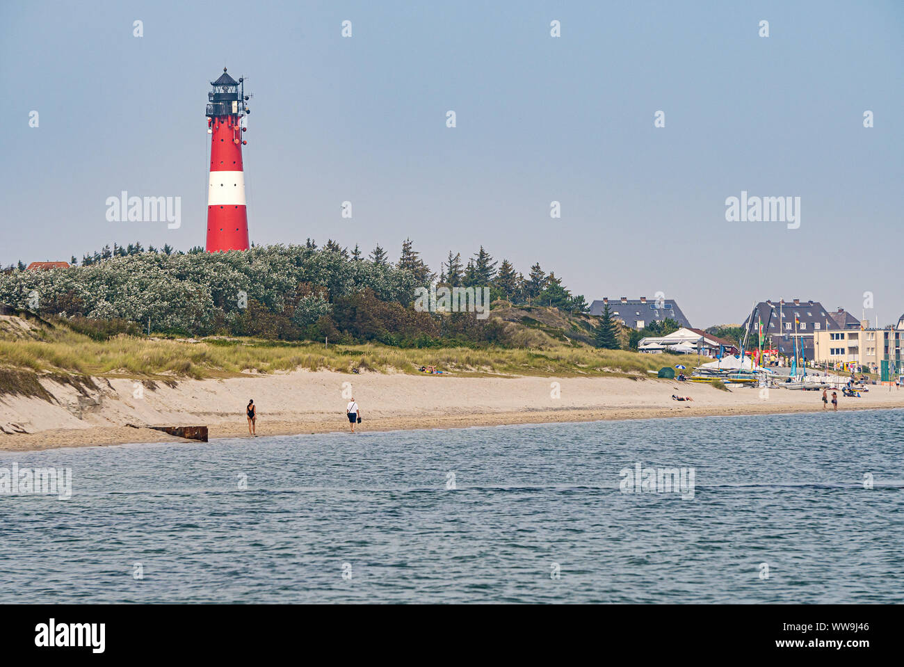 Leuchtturm Hörnum auf der Insel Sylt, Deutschland Stockfotografie - Alamy