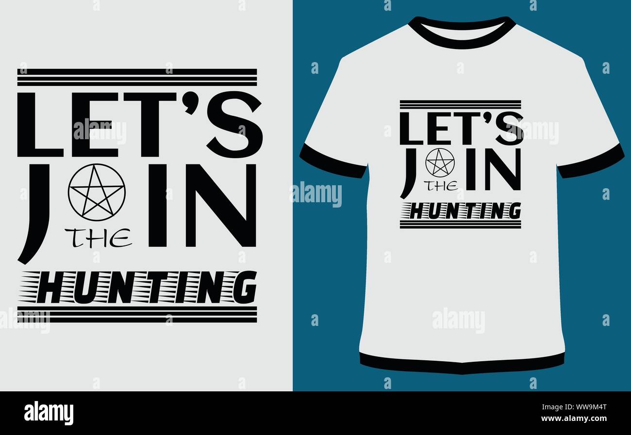Jagd T-Shirts - Jagd - Jagd - vektor design Illustration, es kann für Etiketten, Logos, Zeichen, Aufkleber für die t-shirt Stock Vektor