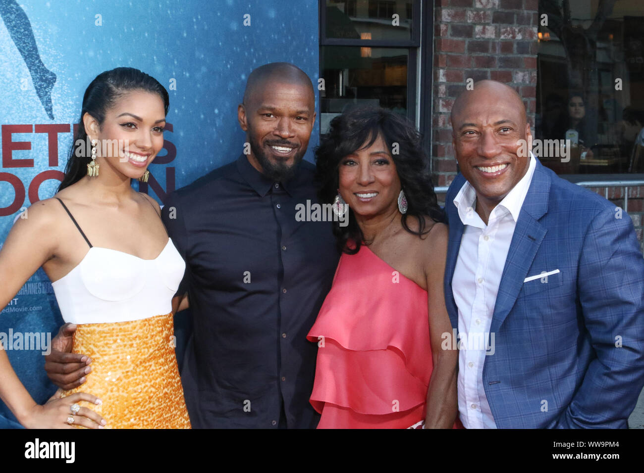 '47 Meter nach unten: Uncaged" Premiere an der Westwood Regency Theater in Los Angeles, Kalifornien am 13 August, 2019 Mit: Corrine Foxx, Jamie Foxx, Carolyn Völker, Byron Allen Wo: Los Angeles, California, United States Wann: 14 Aug 2019 Quelle: Sheri Determan/WENN.com Stockfoto