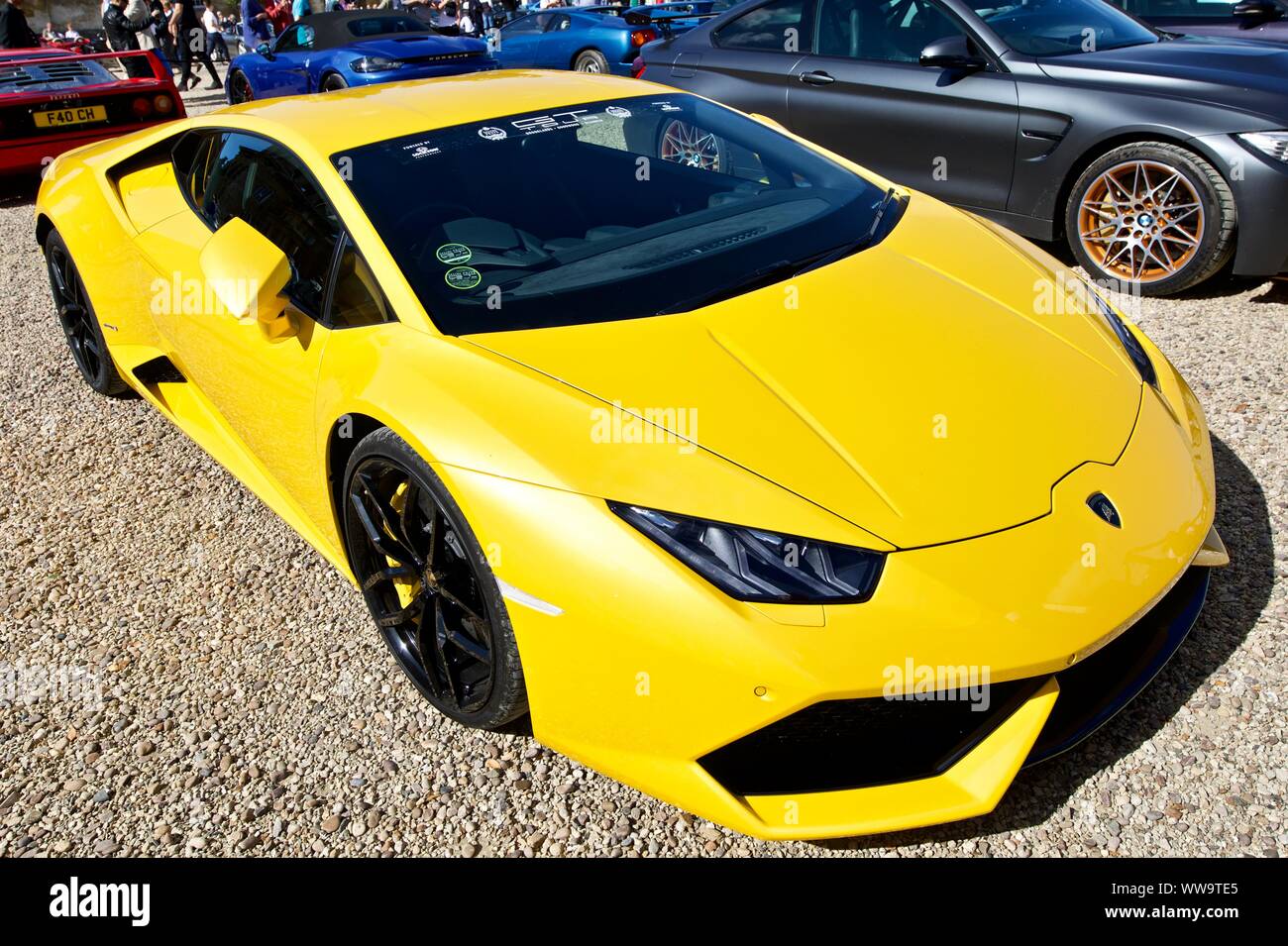 Lamborghini Huracán Performante auf der Concours D'Elegance in Blenheim Palace am 8. September 2019 Stockfoto