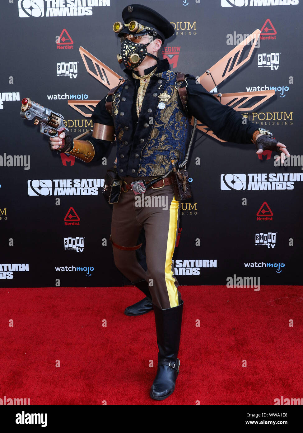 Hollywood, Vereinigte Staaten. 13 Sep, 2019. HOLLYWOOD, LOS ANGELES, Kalifornien, USA - 13. SEPTEMBER: Nathan Seekerman kommt an der 45. jährlichen Saturn Awards auf der Avalon Hollywood am September 13, 2019 in Hollywood, Los Angeles, Kalifornien, Vereinigte Staaten. (Foto von David Acosta/Image Press Agency) Quelle: Bild Presse Agentur/Alamy leben Nachrichten Stockfoto