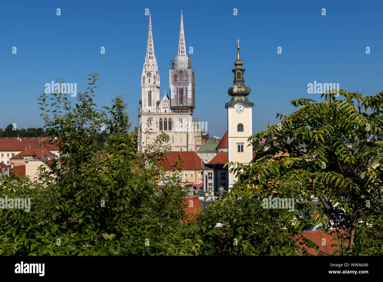 Zagreb, Hauptstadt von Kroatien Stockfoto