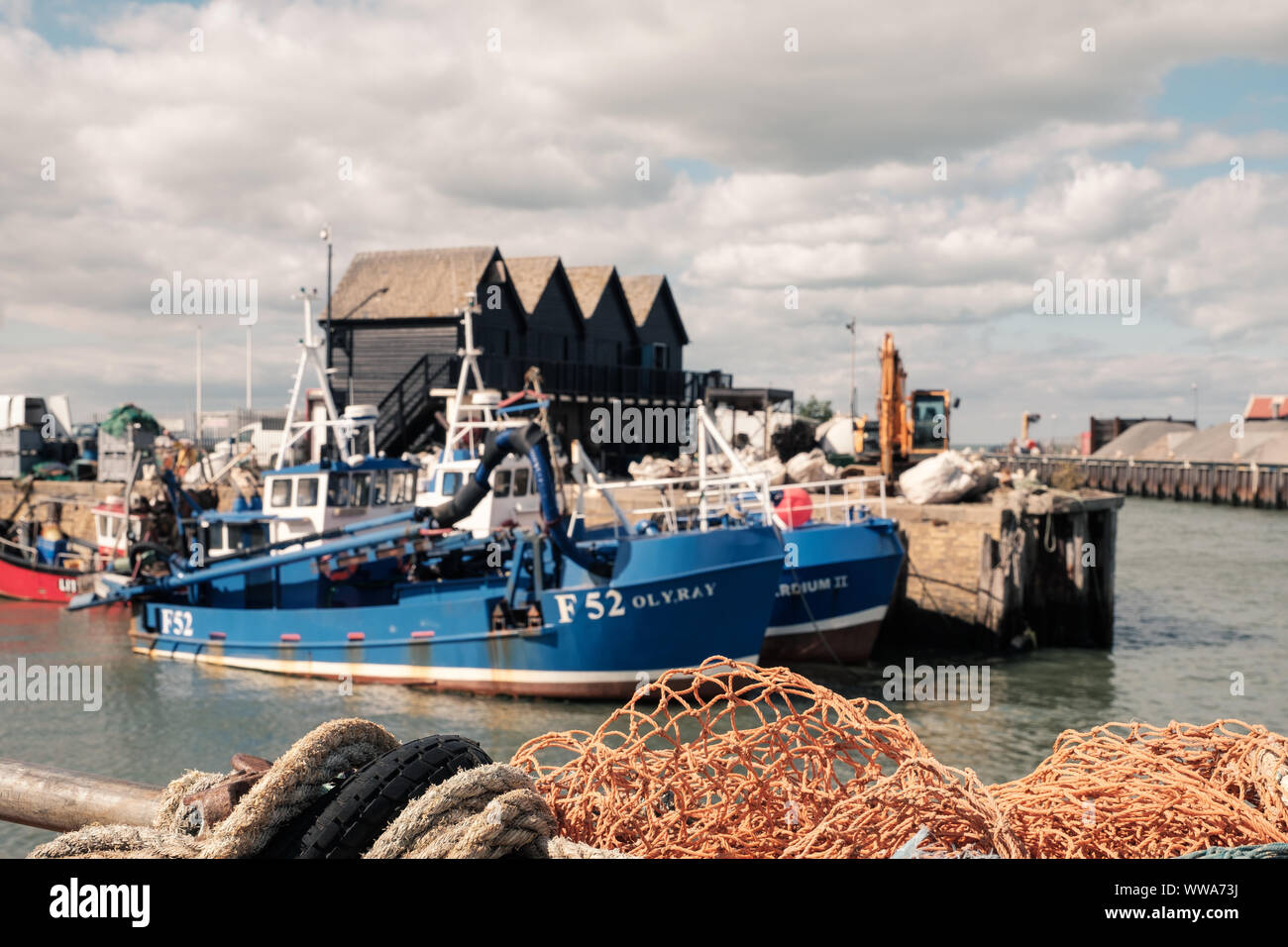 Dir Hafen, Whitstable, Kent, Großbritannien Stockfoto