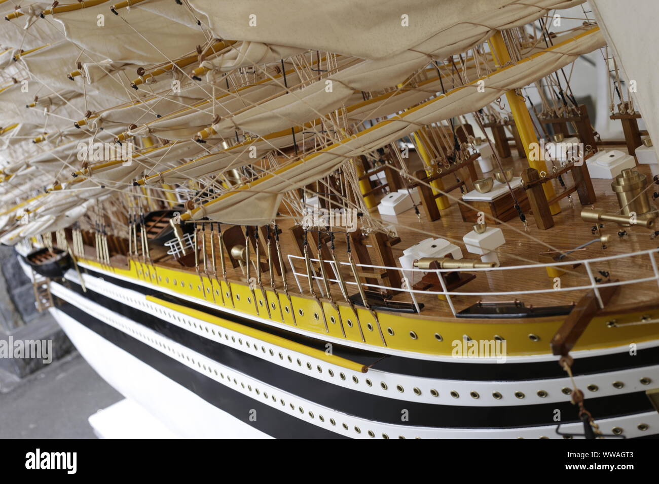 Maquettes de bateaux Stockfoto