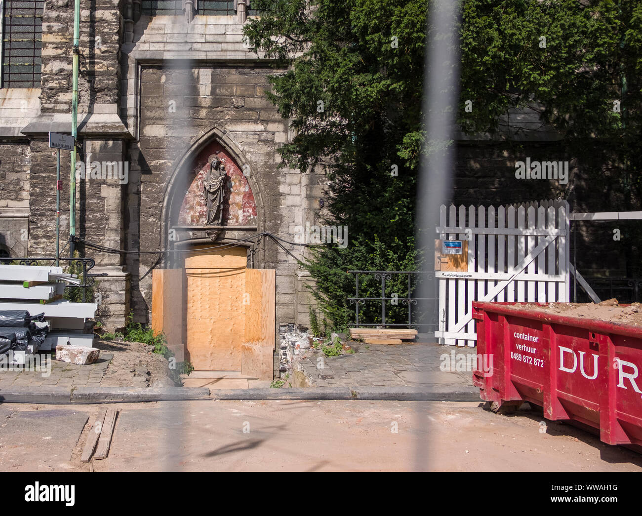 Historische Zentrum von Gent, Flandern, Belgien, EU. Stockfoto