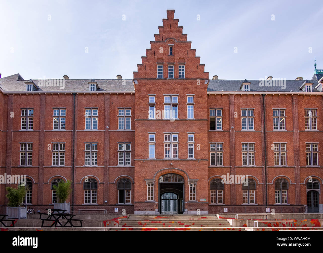 Historische Zentrum von Gent, Flandern, Belgien, EU. Stockfoto