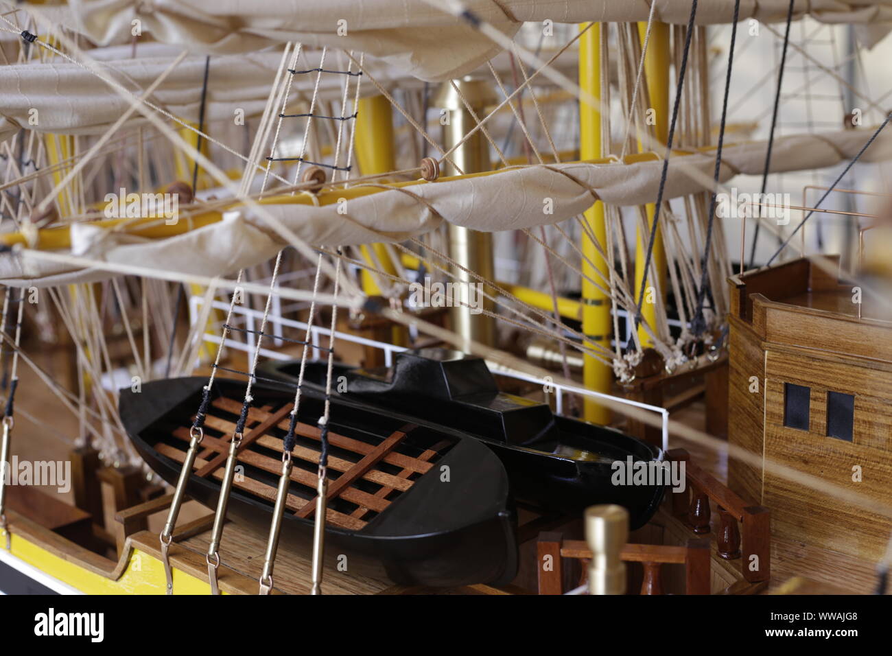 Maquettes de bateaux Stockfoto