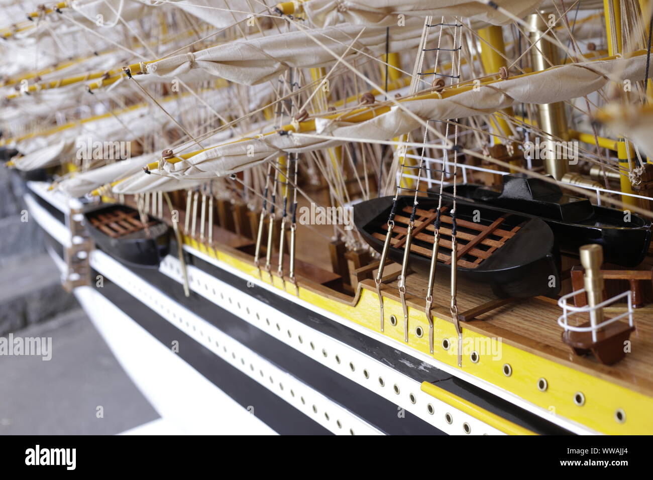 Maquettes de bateaux Stockfoto