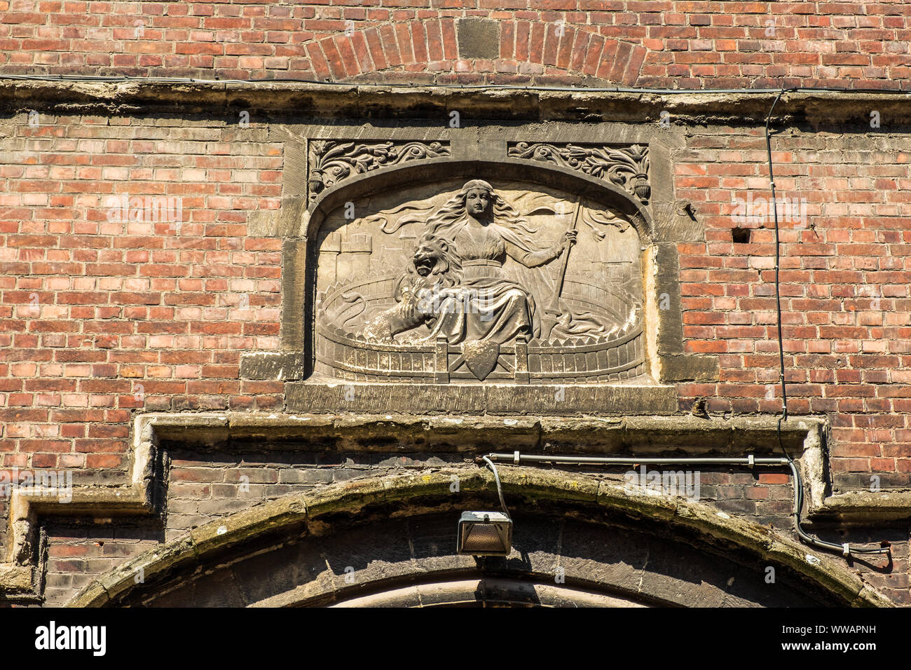 Historische Zentrum von Gent, Flandern, Belgien, EU. Stockfoto