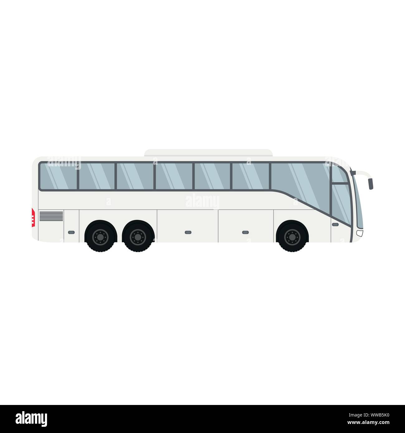 One-Stock bus Design für Transport und Reisen Stock Vektor