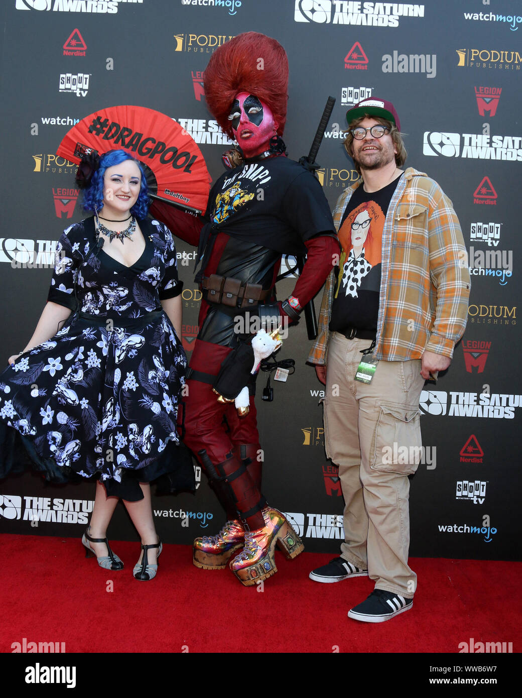 September 13, 2019, Los Angeles, CA, USA: LOS ANGELES - 13 Apr 14: Cosplayer auf der Saturn Awards 2019 im Avalon Hollywood am 13. September 2019 in Los Angeles, CA (Credit Bild: © Kay Blake/ZUMA Draht) Stockfoto
