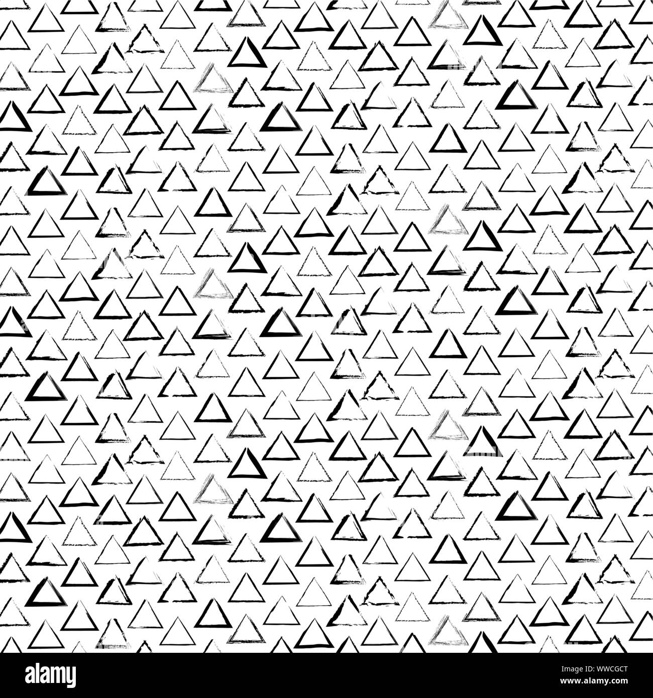 Satz von Vector schwarz Dreiecke. Schwarze Flecken auf weißem Hintergrund. Spots für Grunge design Stock Vektor