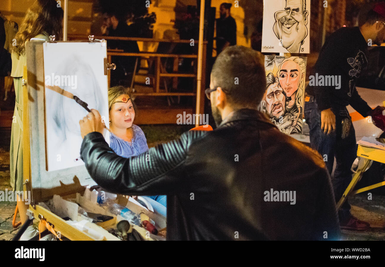 Live-Veranstaltung in Prag, Mexikanisches Festival Stockfoto